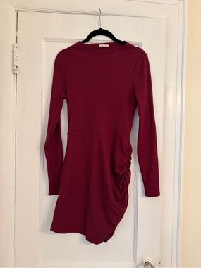 Lovers and Friends Freja Mini Dress in burgundy